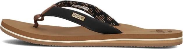 Reef Slippers Cushion Sands RF0A3YOWBTA Zwart Bruin - Foto 5