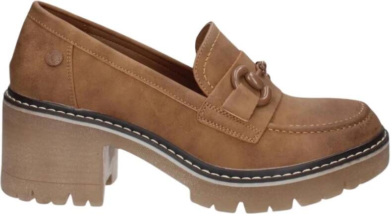 Refresh Casual Camel Platte Schoenen