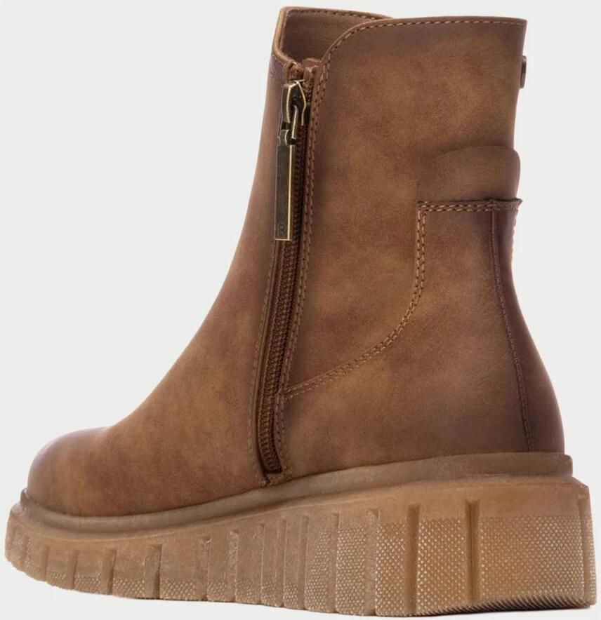 Refresh Kameel Enkellaarzen met Elastische Tailleband