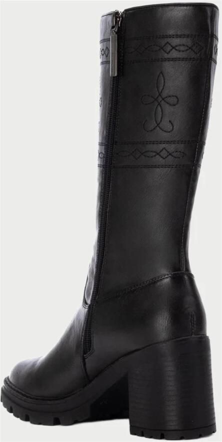 Refresh Zwarte Dameslaarzen van Kunstleer