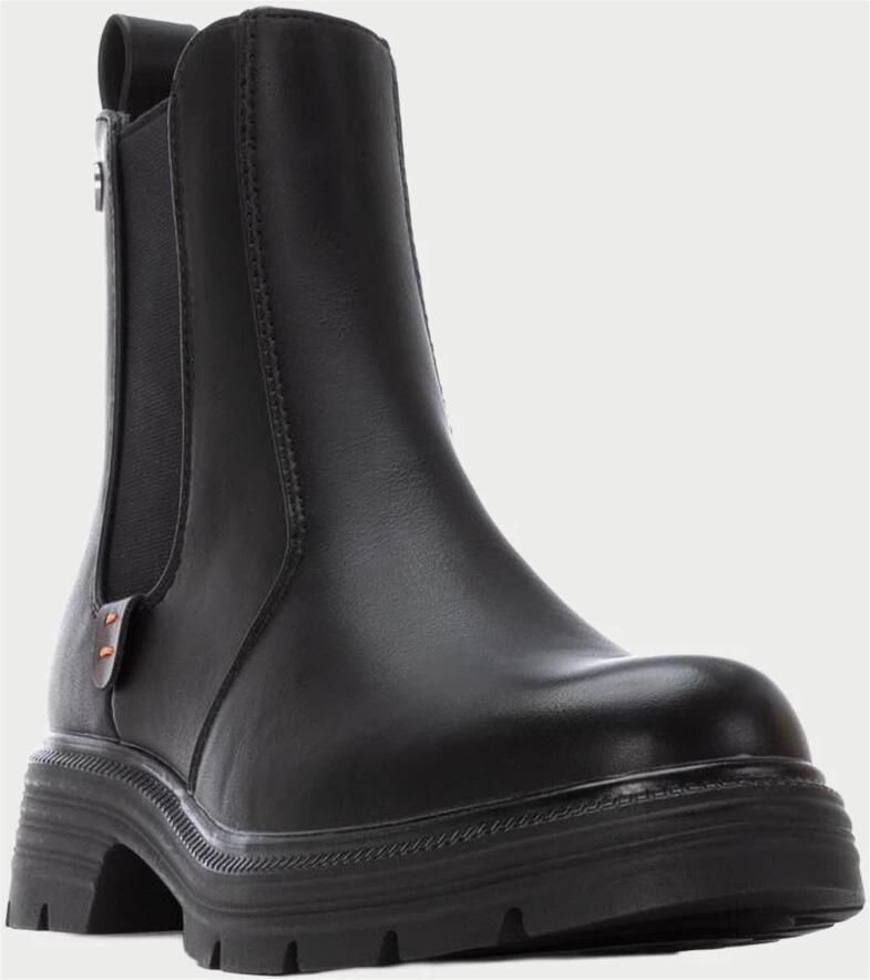 Refresh Zwarte Enkellaarsjes van Imitatieleer