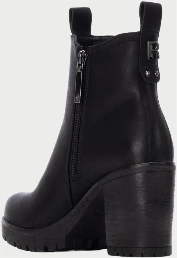 Refresh Zwarte Enkellaarsjes van Kunstleer