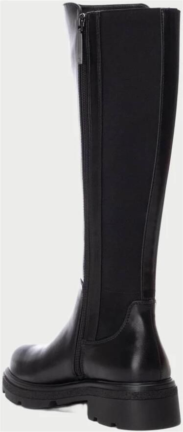 Refresh Zwarte hoge laarzen met zijrits