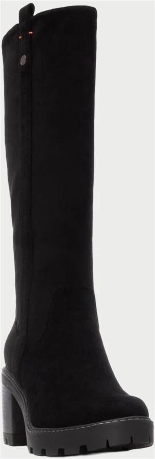 Refresh Zwarte Kunstleren Hoge Laarzen