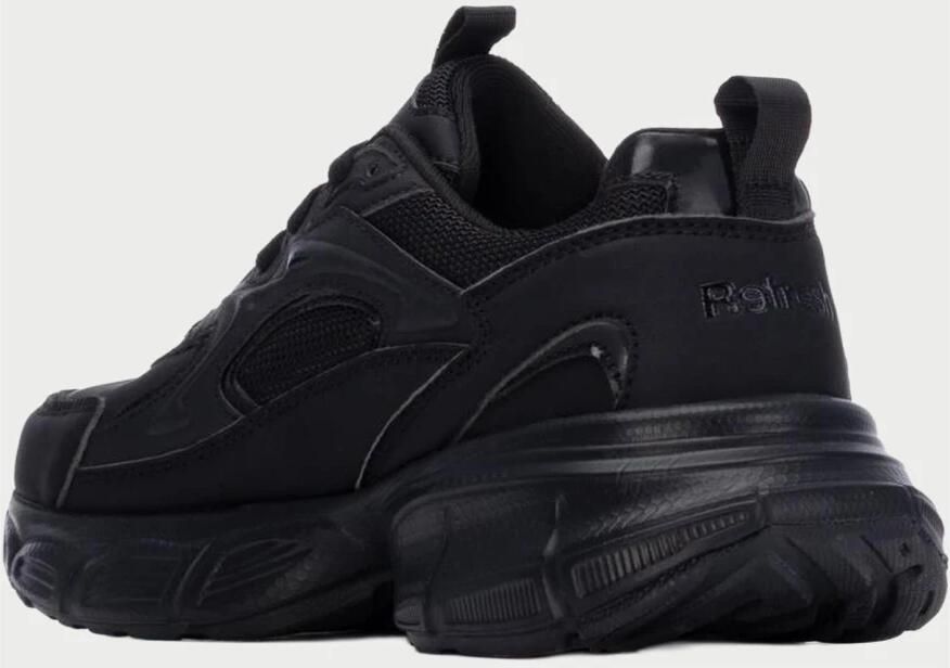 Refresh Zwarte Sneakers van Kunstleer voor Dames