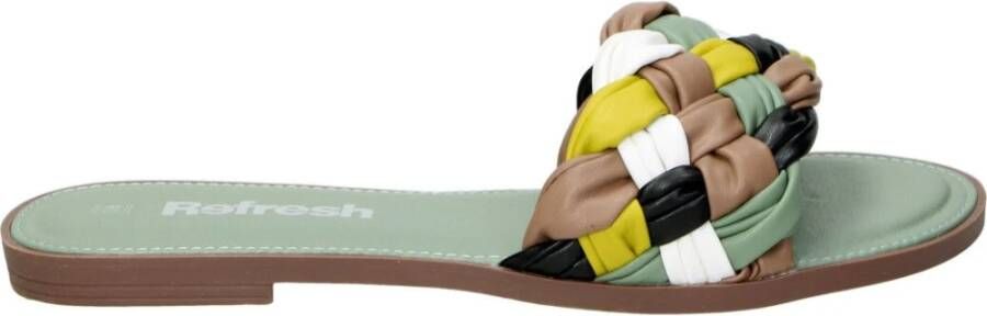 Refresh Sandalen Groen Dames