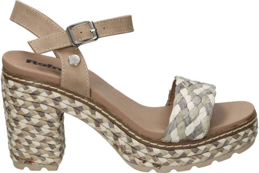 Refresh Sandals Beige Dames