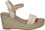 Refresh Verhoog je stijl met sleehak sandalen Beige Dames - Thumbnail 1