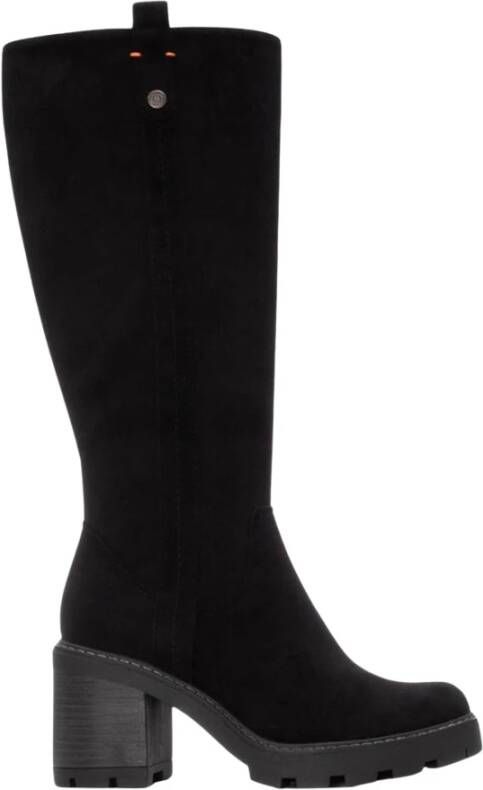 Refresh Zwarte Kunstleren Hoge Laarzen - Foto 2