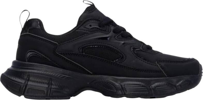 Refresh Zwarte Sneakers van Kunstleer voor Dames