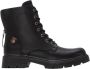 Refresh Zwarte Veterschoenen Enkellaarsjes - Thumbnail 1