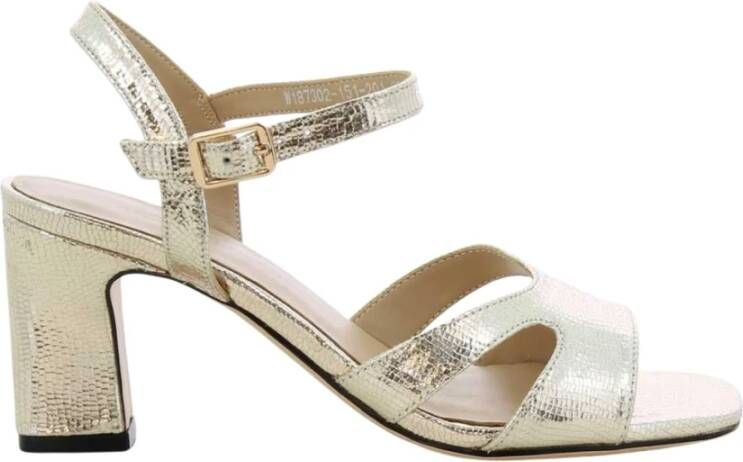 Regarde Le Ciel Gouden Leren Damesschoenen Monica-02