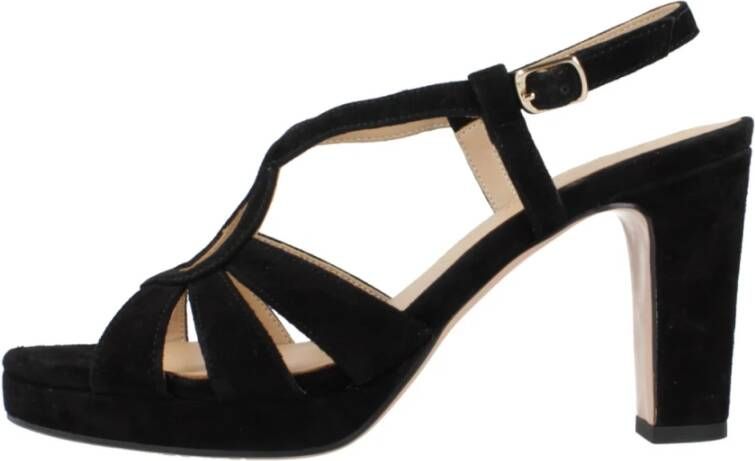 Regarde le Ciel High Heel Sandals Black Dames