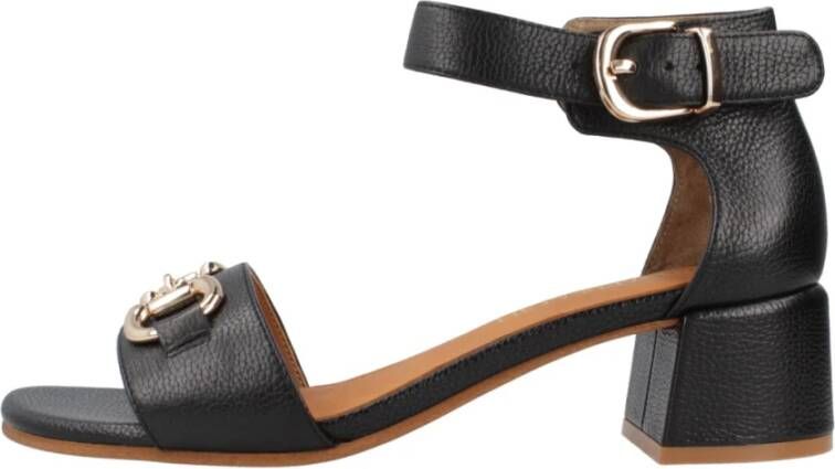 Regarde le Ciel High Heel Sandals Black Dames