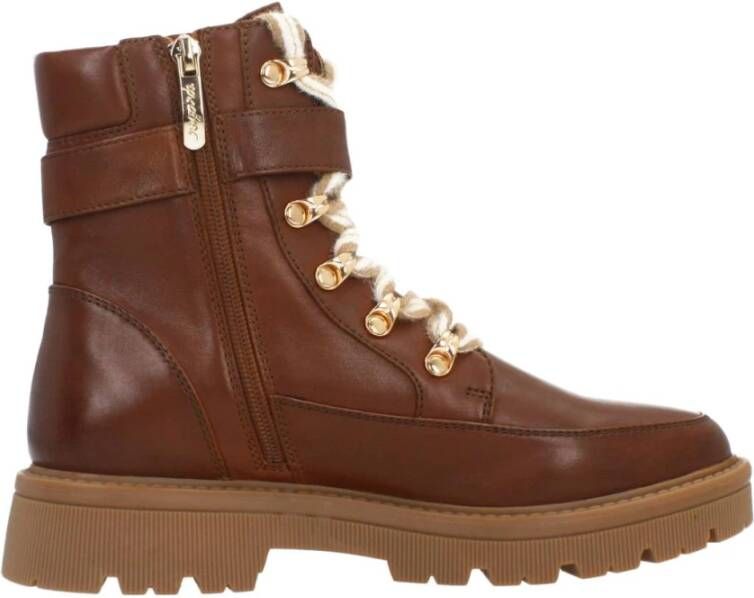 Regarde le Ciel Lace-up Boots Brown Dames