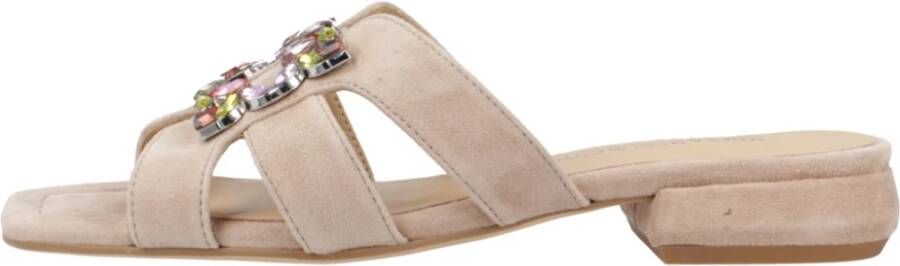 Regarde le Ciel Sliders Beige Dames