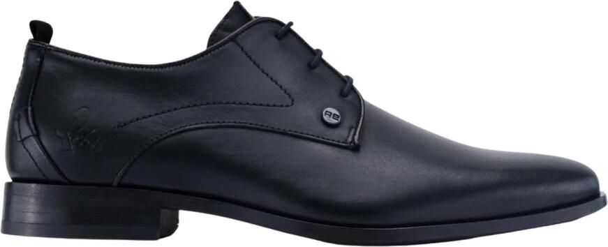 Rehab Heren nette veterschoen Greg Leather Artikel 306172.1200 Zwart leer - Foto 2