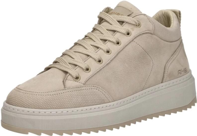 Rehab Russel Nub Sneakers Laag Beige - Foto 2