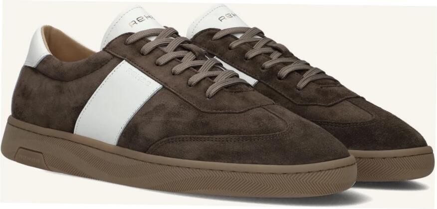 Rehab donkerbruine suède heren sneakers Zack - Foto 4