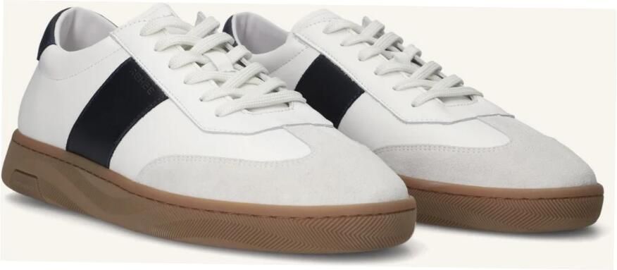Rehab Zack Sneakers Heren Leren Sneaker Wit - Foto 3