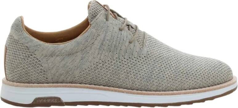 Rehab Taupe Gebreide Herenschoenen
