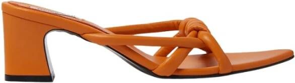 Reike NEN Heeled Mules Orange Dames