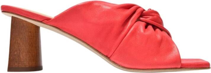 Rejina Pyo Heeled Mules Rood Dames