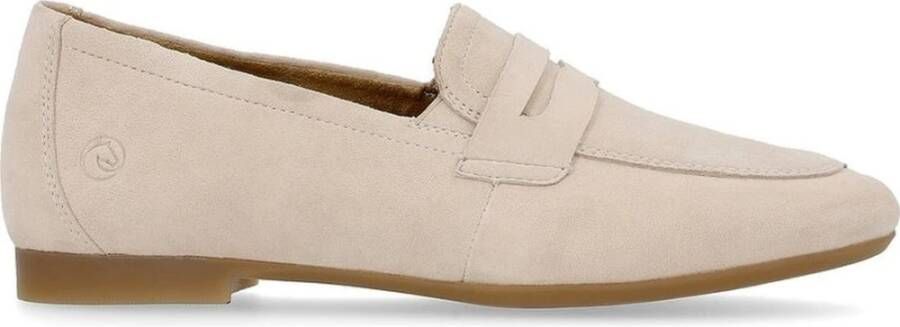 Remonte Beige Casual Gesloten Loafers Vrouwen Beige Dames