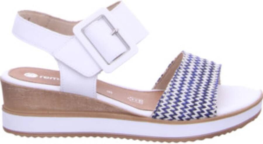 Remonte Sandaaltjes ELLE-Collection zomerschoen sandaal comfortschoen met klittenband onder de siergesp