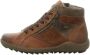 Remonte Hoge veterschoenen met fijne stempeldruk - Thumbnail 2