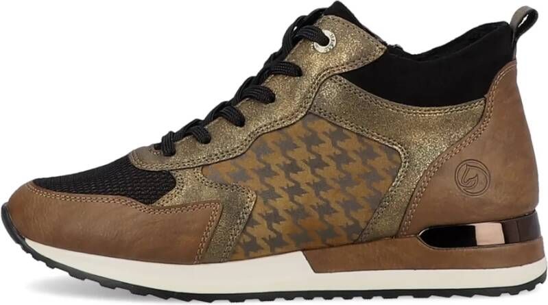 Remonte Bruine Combinatie Sneaker