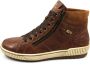 Remonte Veterlaarsjes blokhak laarsjes veterschoenen flats in used look - Thumbnail 3