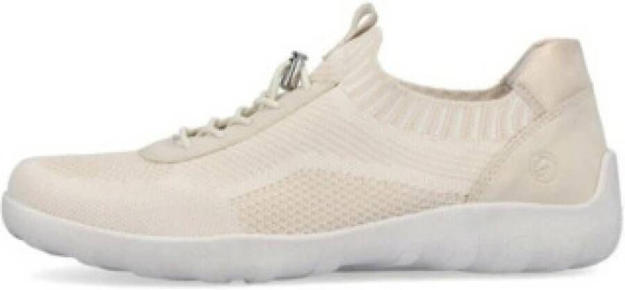 Remonte Casual beige veterschoenen voor dames