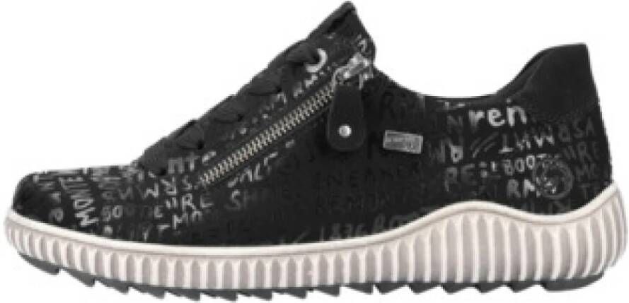 Remonte Casual Veterschoenen in Zwart