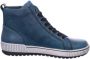 Remonte Plateausneakers vrijetijdsschoen high-top sneaker veterschoen met trendy siergesp - Thumbnail 1