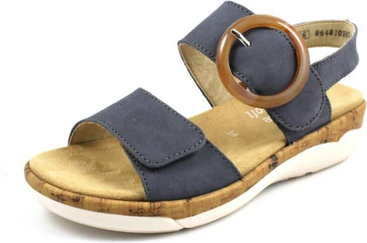 Remonte Sandalen sleehak sandaal zomerschoen met uitneembaar voetbed - Foto 3