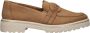 Remonte Comfortabele leren instapper in warme cognackleur Beige Dames - Thumbnail 2