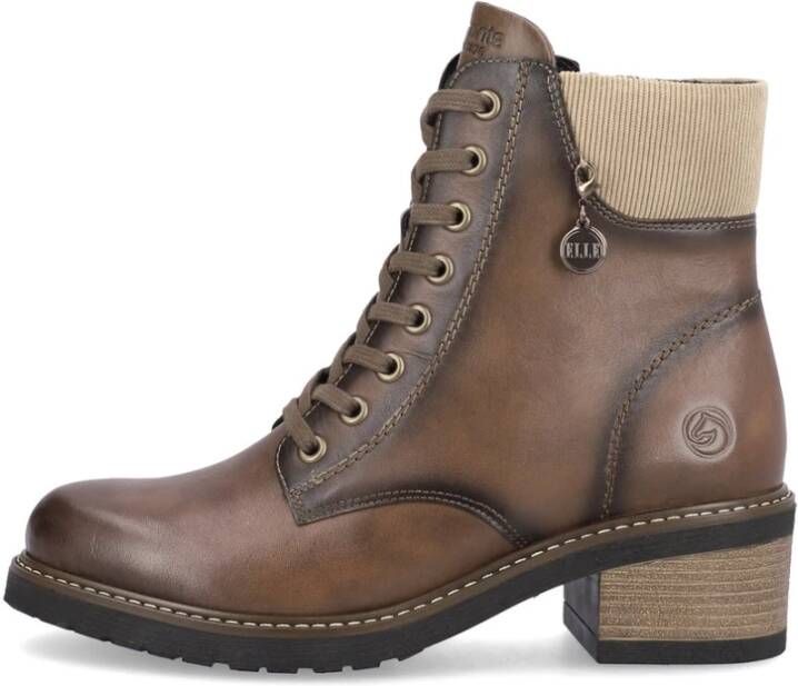 Remonte Stoere Bruine Veterboot voor Dames Bruin Dames - Foto 2