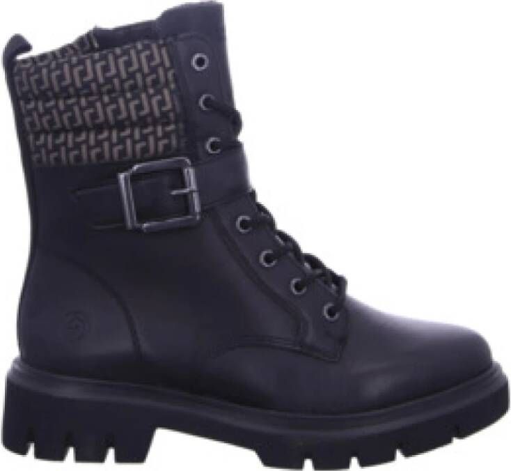 Remonte Winterlaarsjes hakken winterlaarzen veterschoenen met binnenrits