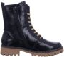 Remonte Veterlaarsjes Elisabeth Hurley-Collection blokhak veterschoen met praktische binnenrits - Thumbnail 2