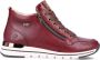 Remonte red casual closed booties Rood Dames - Thumbnail 1