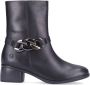 Remonte black casual closed booties Zwart Dames - Thumbnail 1