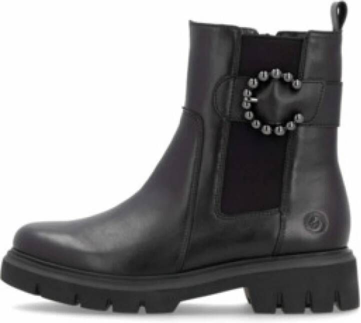 Remonte Enkellaarzen voor dames in effen kleuren
