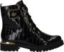 Remonte Veterlaarsjes blokhak veterschoenen in krokodillenlook binnenrits - Thumbnail 2