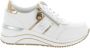 Remonte Sneakers met sleehak vrijetijdsschoen lage schoen veterschoen met metallic contrastaccenten - Thumbnail 2