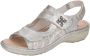 Remonte Dames Sandaal D7647 94 Lichtbeige Metallic - Thumbnail 2