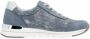 Remonte Blauwe Sneaker met Metallic Accenten Blue Heren - Thumbnail 2