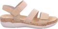 Remonte Sleehaksandaaltjes bandjessandaal comfortabele schoen zomerschoen met zacht voetbed - Beige