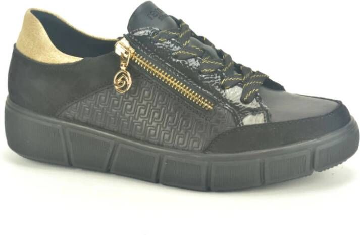 Remonte Print Sneaker in Zwart