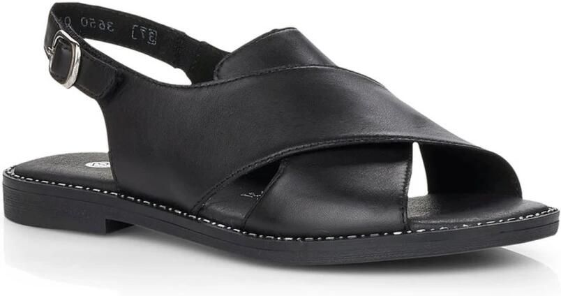 Remonte black casual open sandals Black Dames - Foto 3